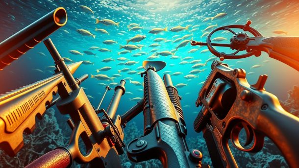 fitur senjata unik dalam game tembak ikan